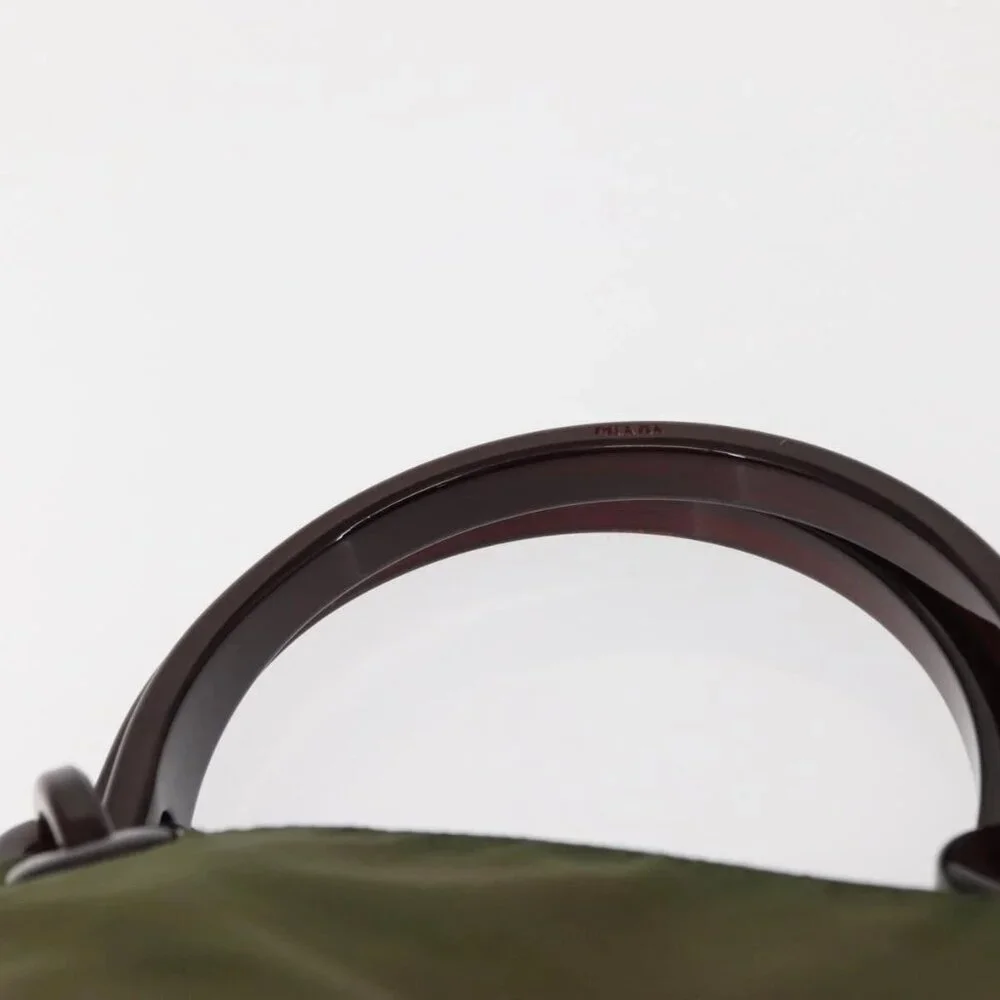 PRADA Tote Bag Nylon Khaki Auth bs30124 - Picture 9 of 16